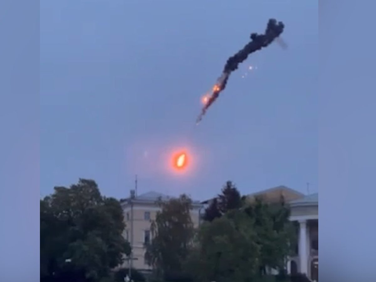 Над Киевом сбили ударный дрон ВСУ Bayraktar TB2