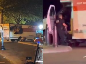 В США водитель грузовика протаранил ворота Белого дома, пытаясь убить Байдена