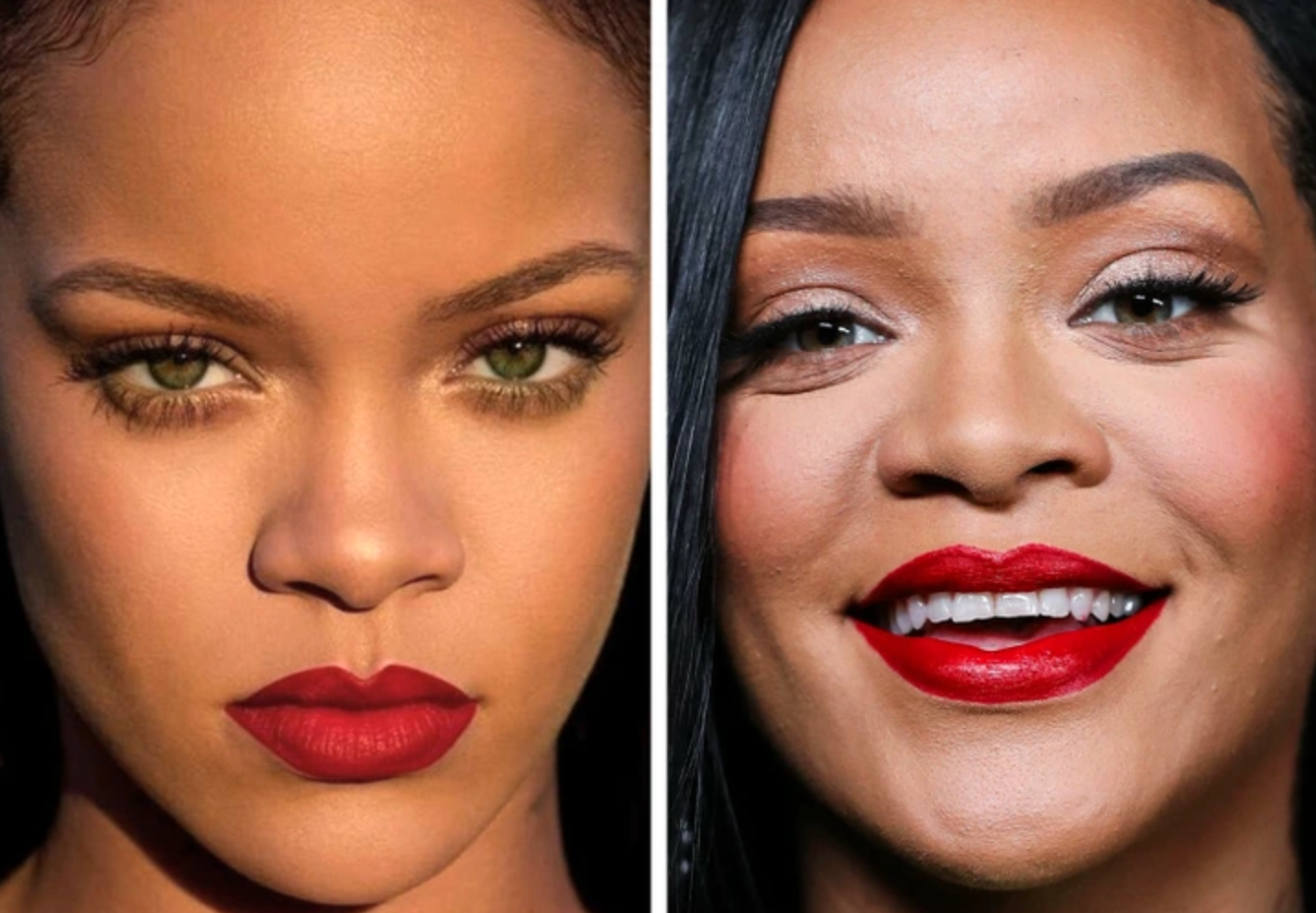 Лица знаменитостей крупным планом без ретуши