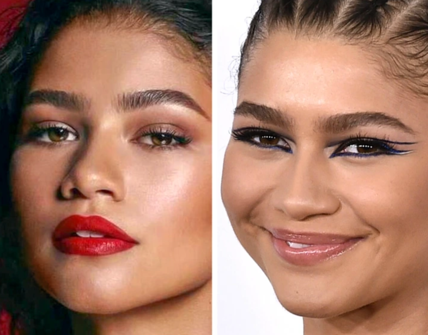 Лица знаменитостей крупным планом без ретуши