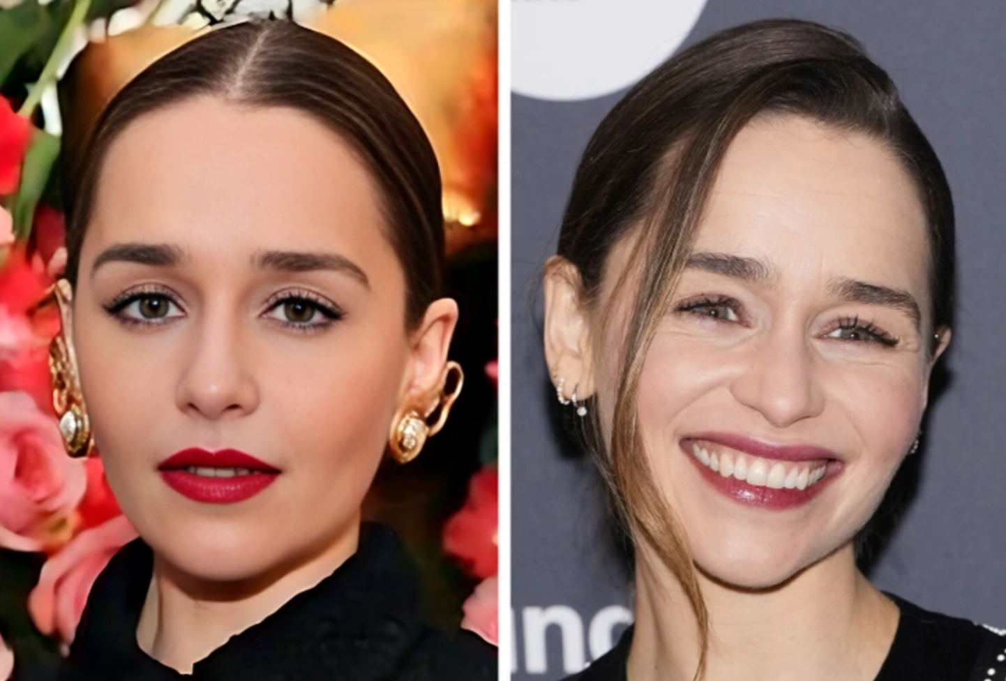 Лица знаменитостей крупным планом без ретуши