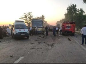 В Дагестане в ДТП с автобусом погибли 9 человек