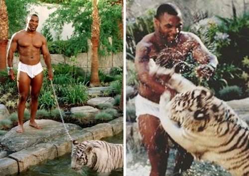 Снимки на известни личности с диви и екзотични животни