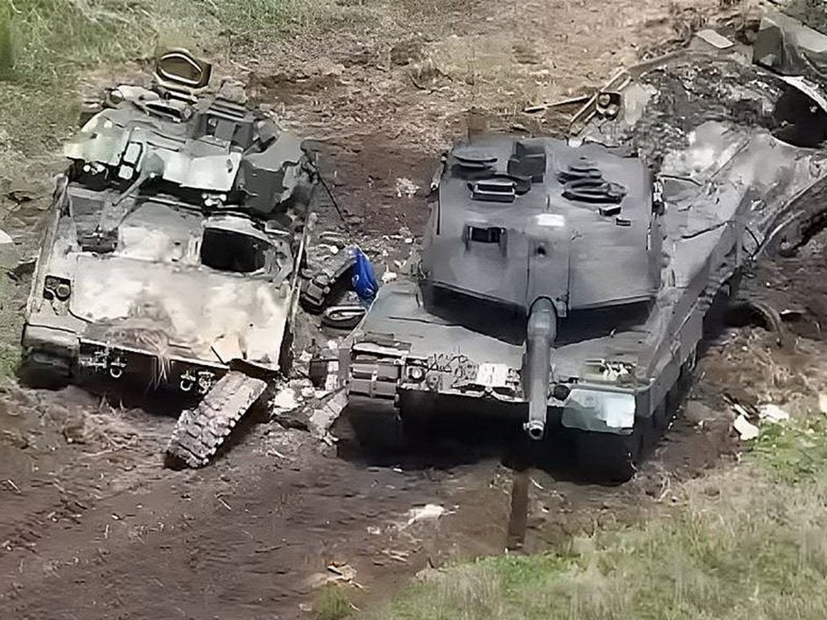 Подбитые танки ВСУ