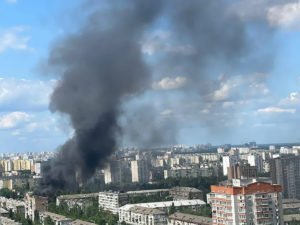 Взрыв в Киеве