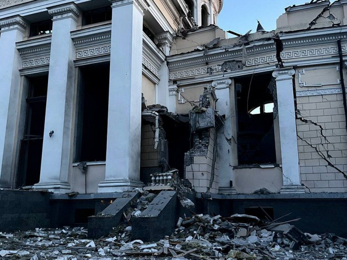 Собор в Одессе разрушен