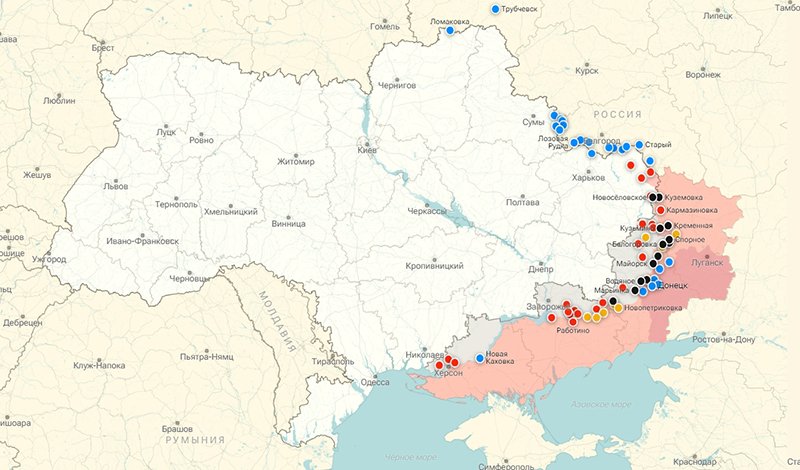 Карта Украина