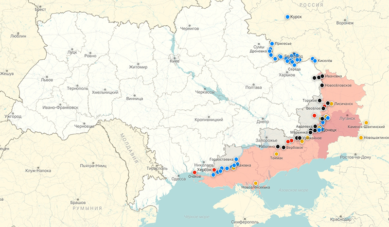 Карта Украина 1