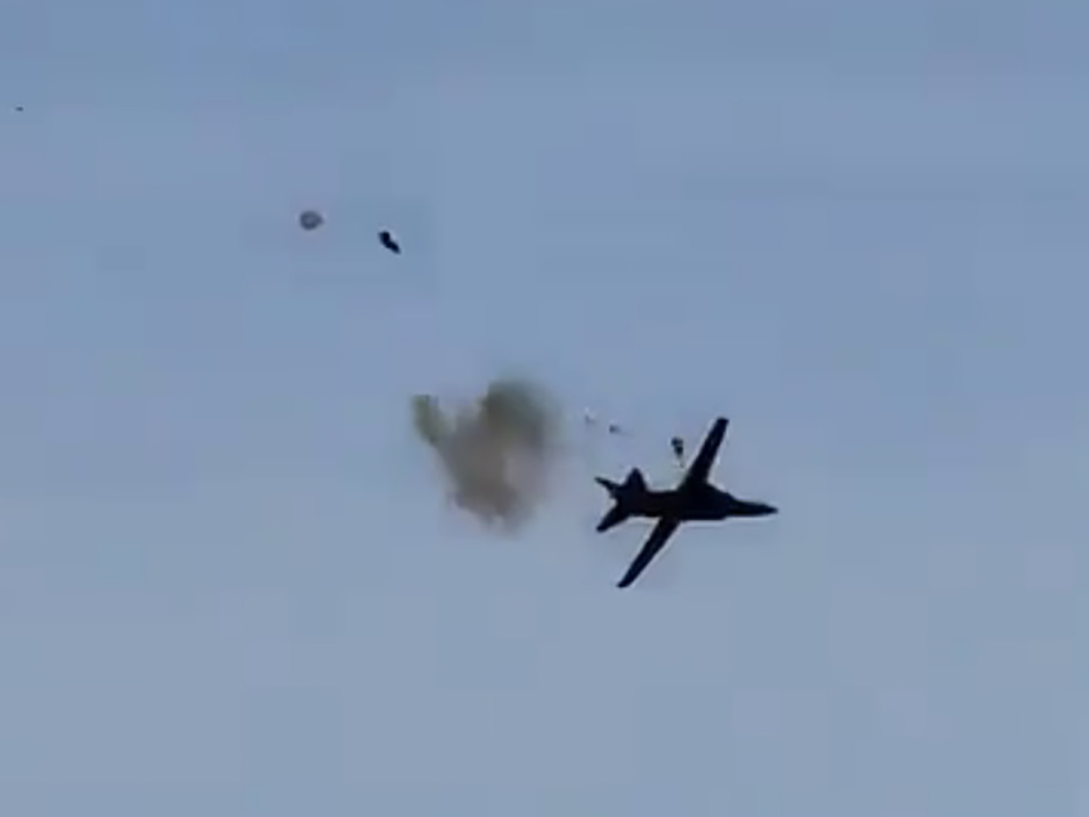 МиГ-23 разбился во время авиашоу в США