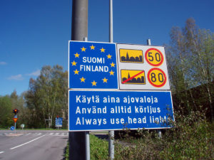 Граница Финляндия