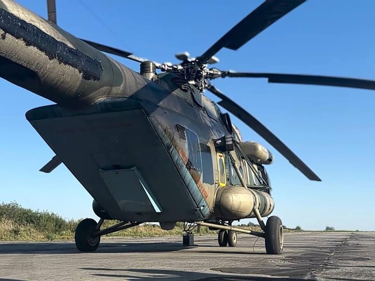 Угнанный вертолет Ми-8