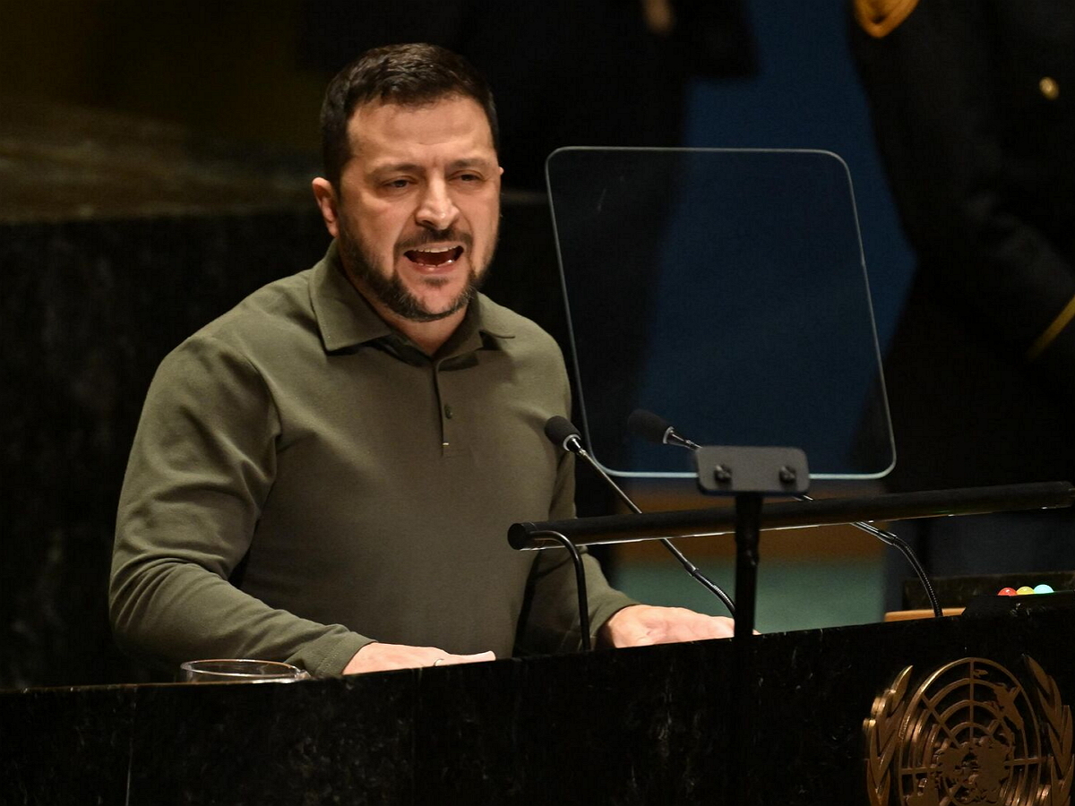 Зеленский выдвинул на Генассамблее ООН два условия мира на Украине