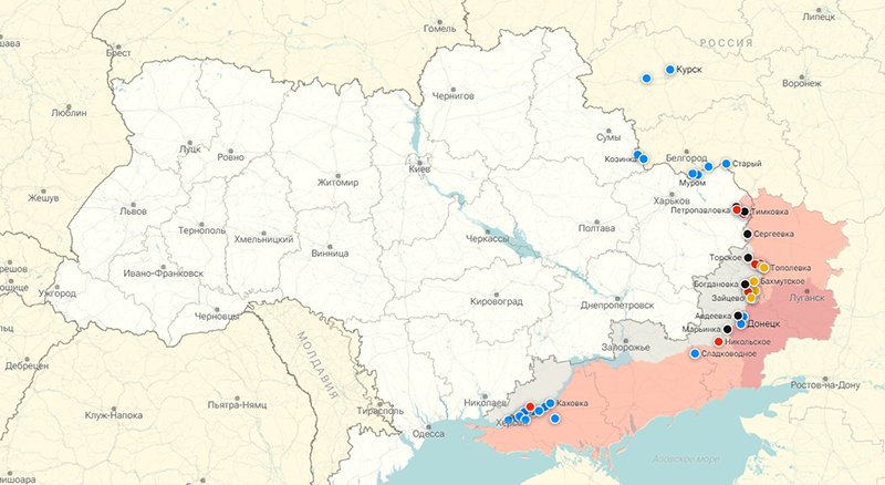 Карта Украина