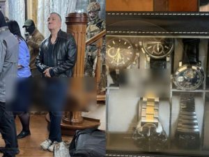 Банки с икрой и коллекция часов: опубликовано видео богатств задержанного мэра Кизилюрта