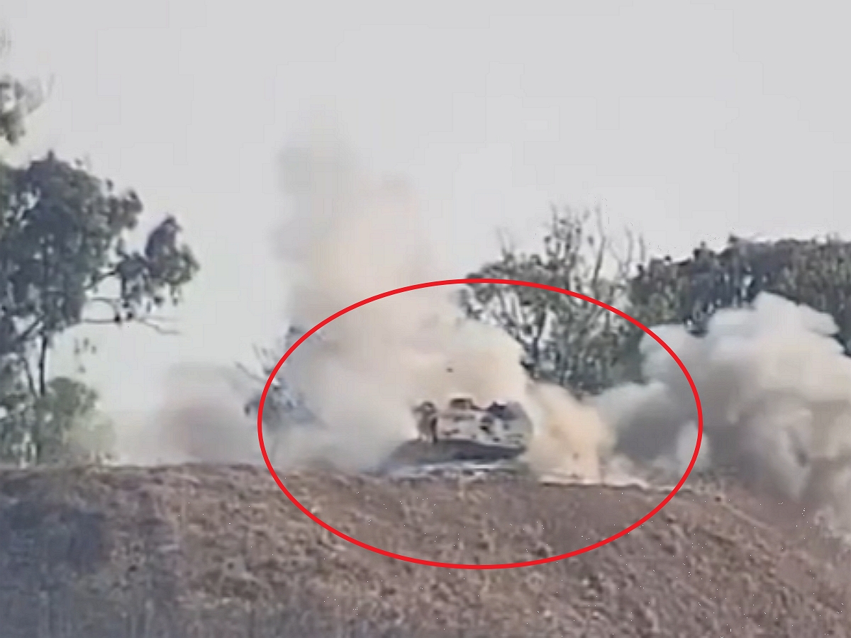 Уничтожение танка «Меркава» из ПТРК «Корнет» попало на видео