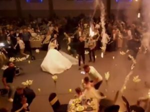 Выжившие на свадьбе в Иране жених с невестой записали видео: погибли 120 человек