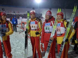 Биатлонисты Китая