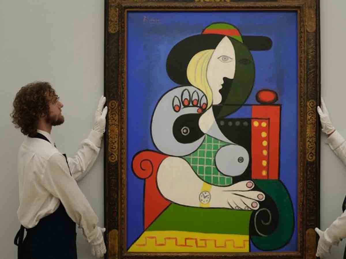 Картина Пикассо «Женщина с часами»