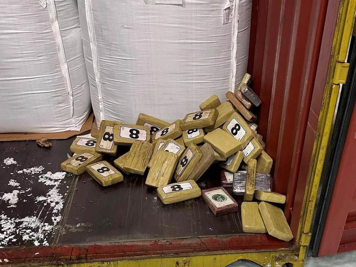 В порту Санкт-Петербурга изъяли партию кокаина на ₽13 млрд