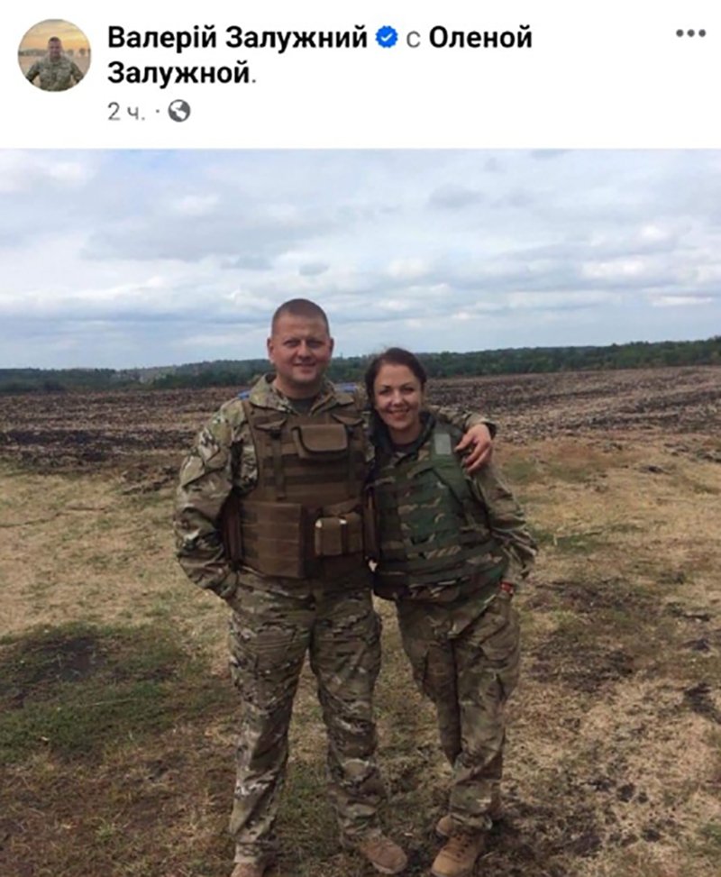 Залужный с женой