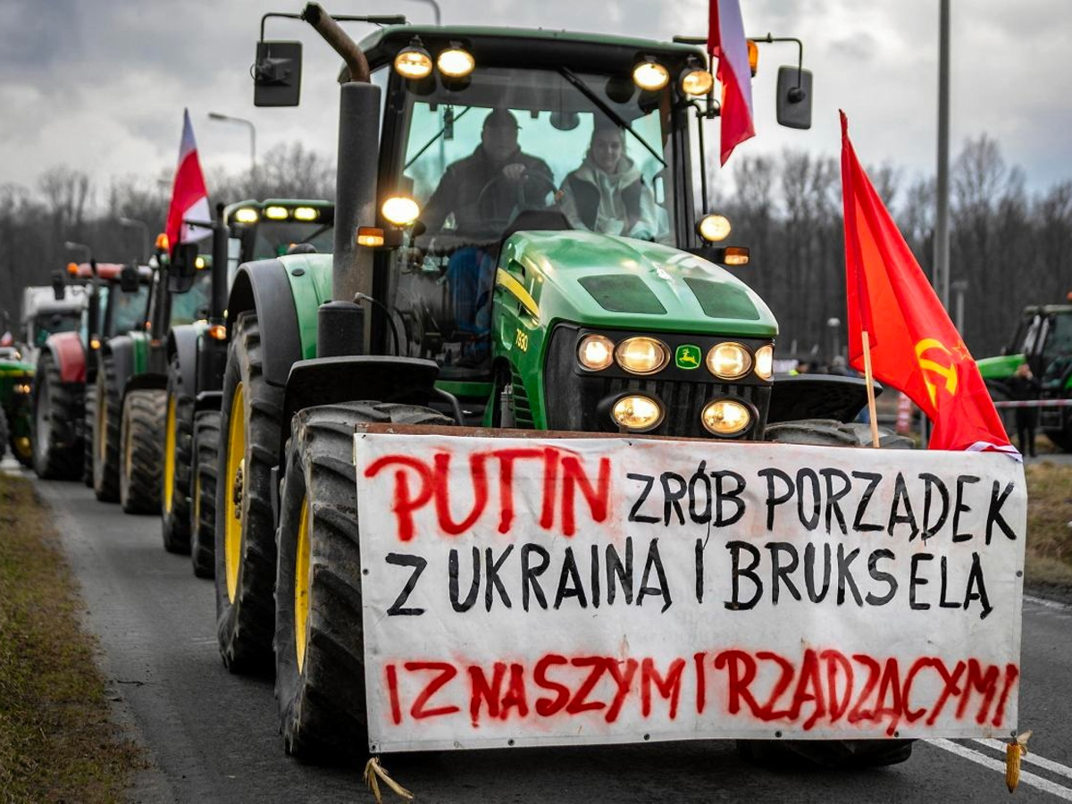 Фермеры в Польше призвали Путина «разобраться с Украиной и Брюсселем»
