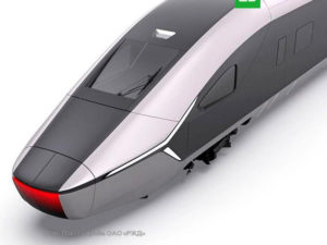 РЖД показали дизайн высокоскоростного поезда
