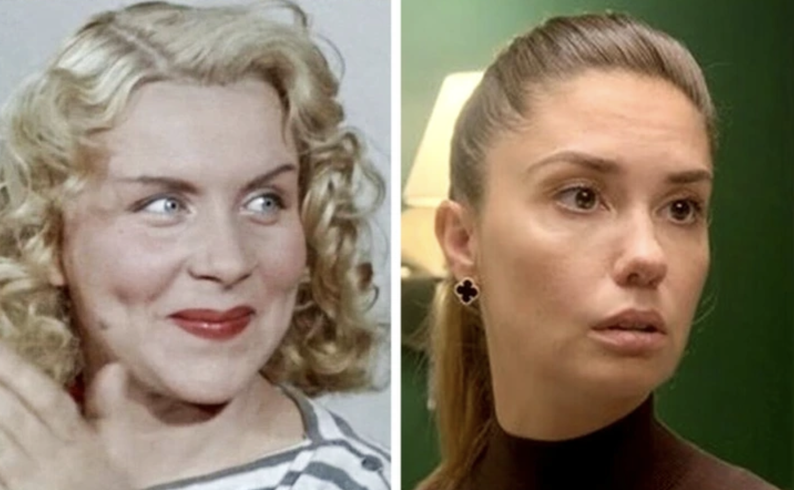 Знаменитости разных поколений в одном возрасте