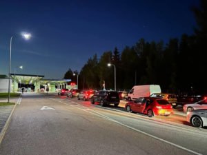 Очередь на границе с