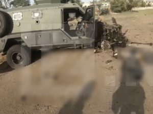 Трое бойцов ВСУ под Волчанском подорвались на бронеавтомобиле Roshel Senator