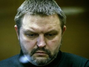 Осужденный губернатор Никита Белых выходит из колонии