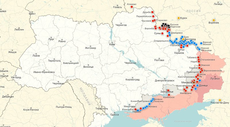 Карта Украина