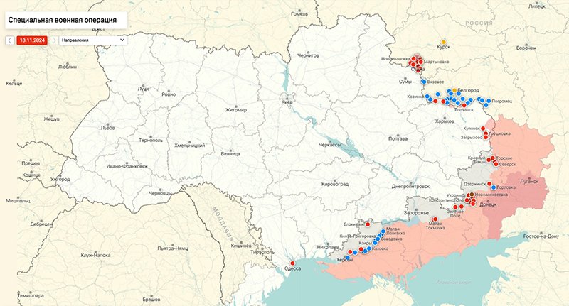 Карта Украина