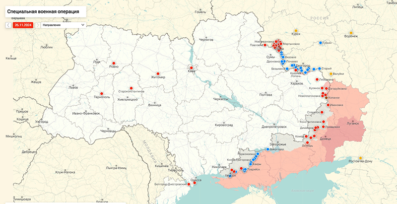 Карта Украина