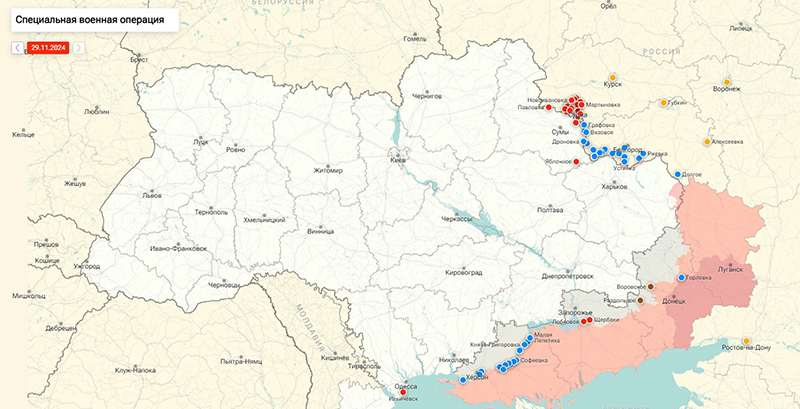 Карта Украина