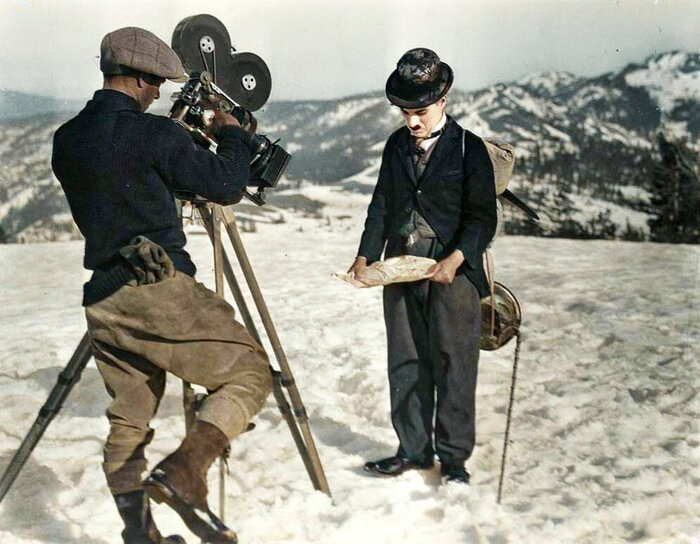 Удивительные фотографии со съемок культовых фильмов XX века