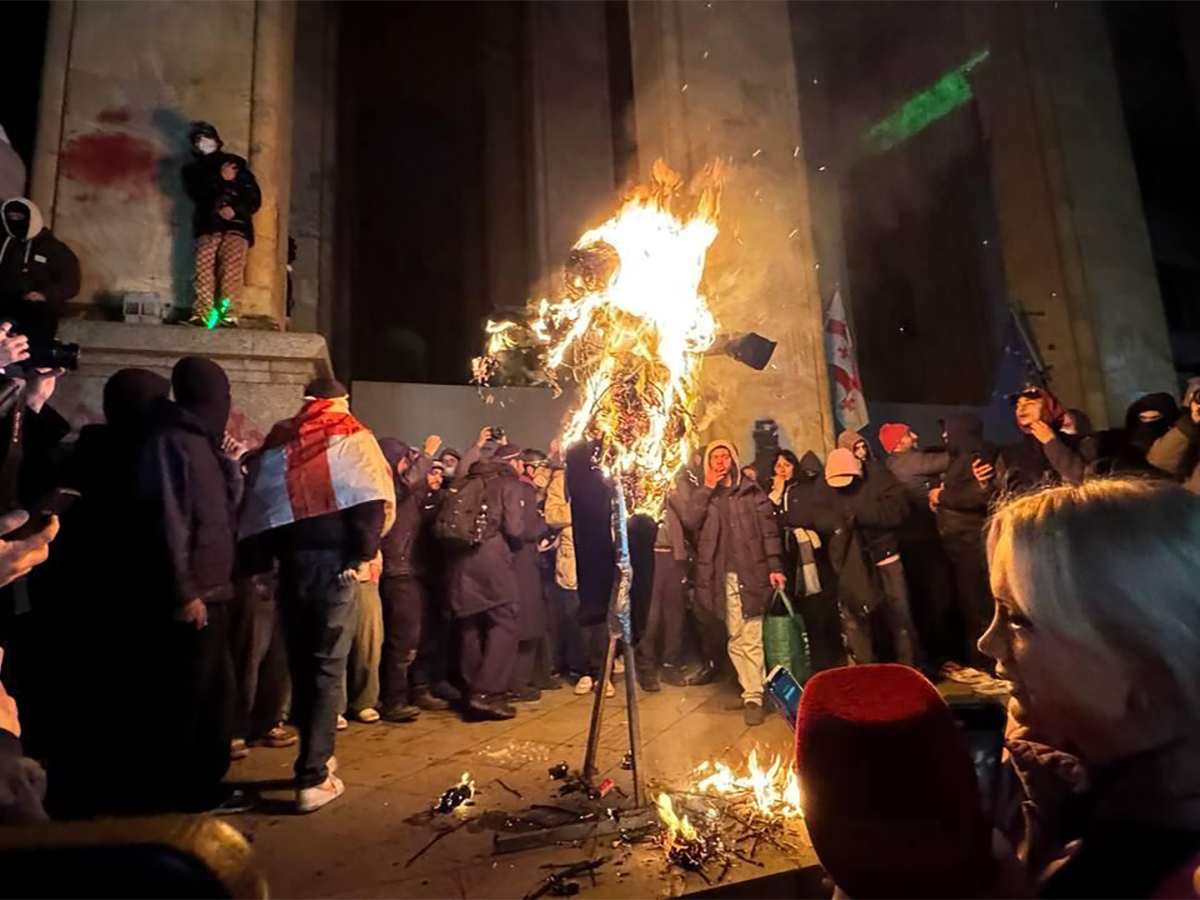 Протесты в Грузии