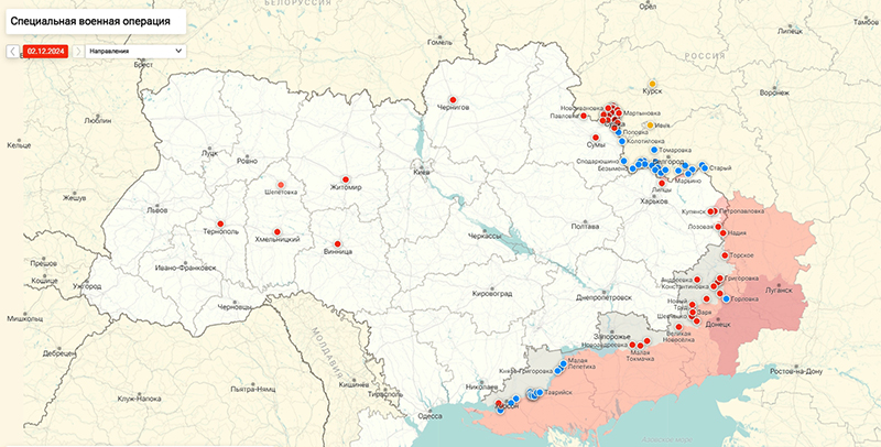 Карта Украина