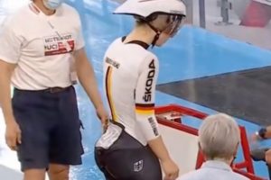 Немецкая велогонщица