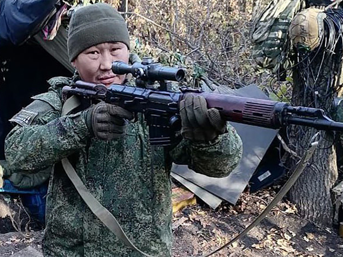 Якутский боец ВС РФ