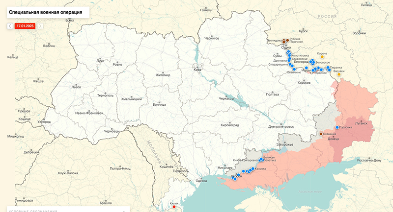 Карта Украина