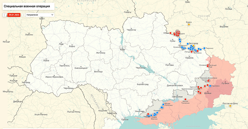 Карта Украина