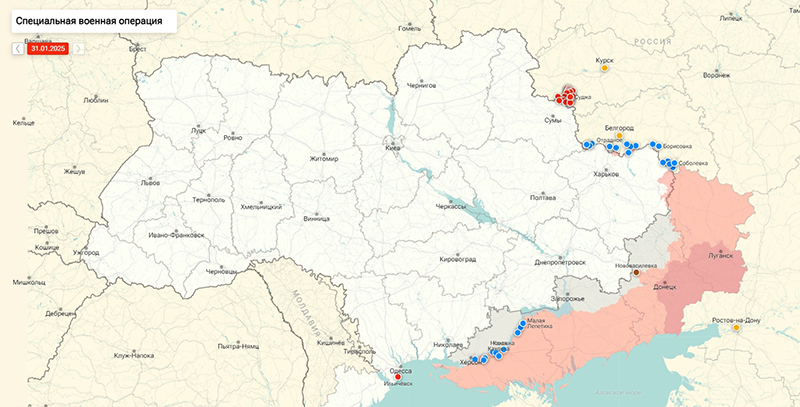 Карта Украина