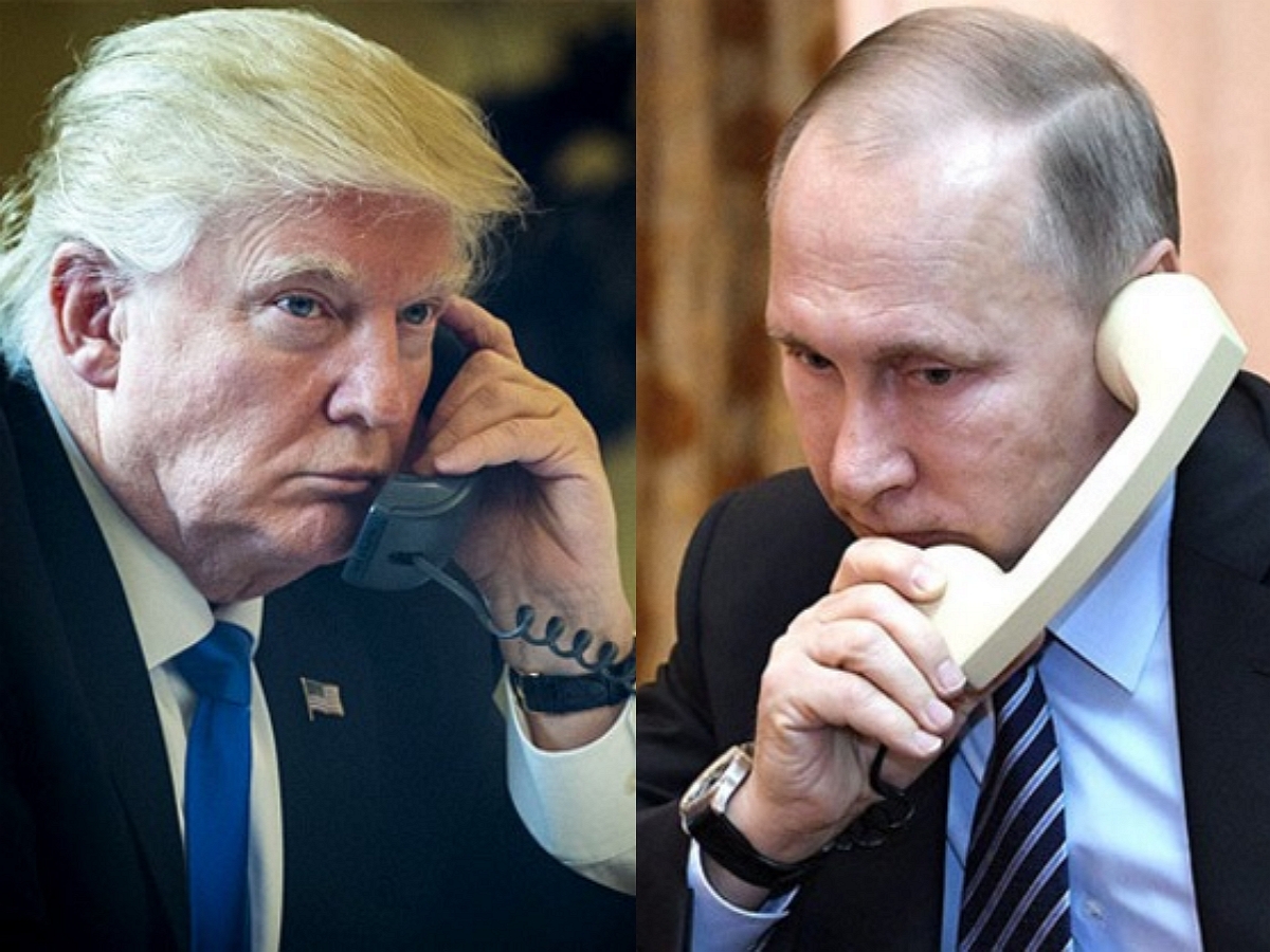 Путин поздравил Трампа со вступлением в должность президента