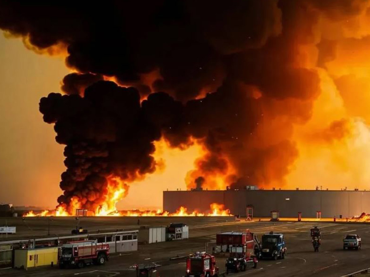 в воронежской области падение бпла вызвало пожар на нефтебазе