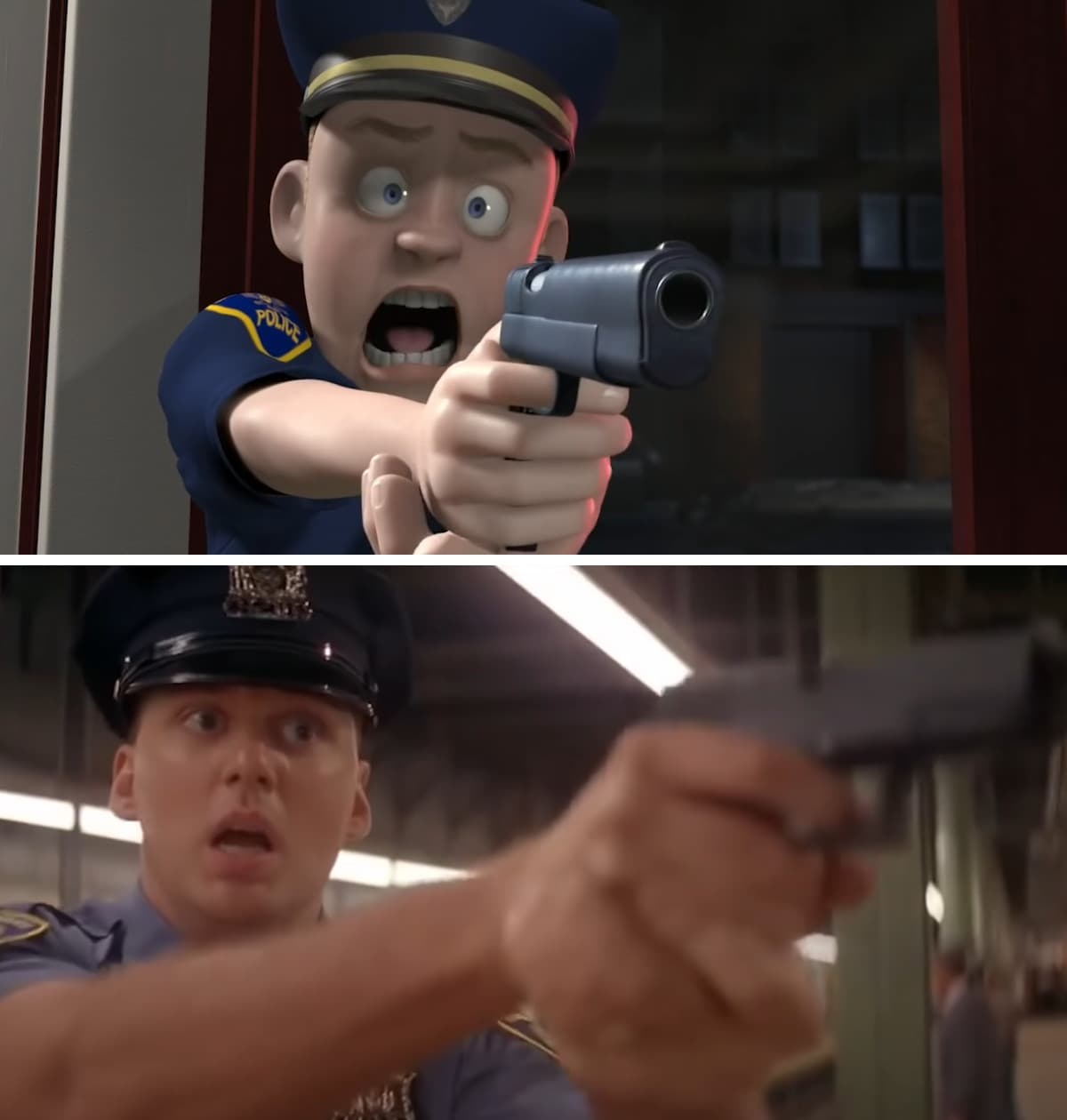 Сцены из мультиков и фильмов которые точь-в-точь повторяют моменты из знаменитых киношедевров