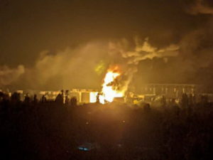 Удар БПЛА Герань