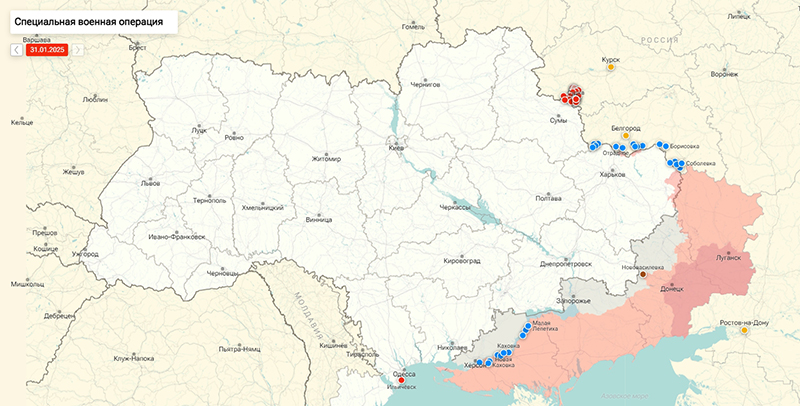 Карта Украина