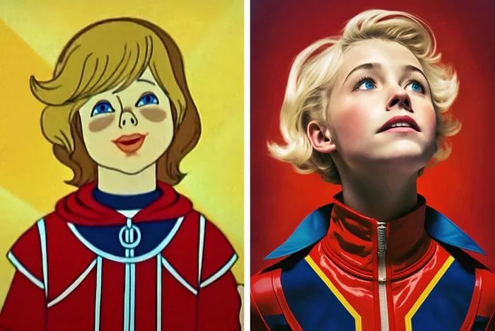 Нейросеть показала, как могли бы выглядеть мультяшные герои в реальной жизни
