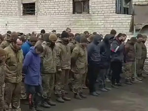 Пленные боевики ВСУ