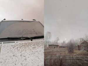 На Камчатке вулкан Безымянный завалил пеплом 4 поселка, попав на фото и видео